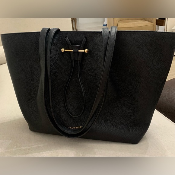 Elegant Strathberry Osette Leather Shopper Tote Bag - Picture 10 of 16